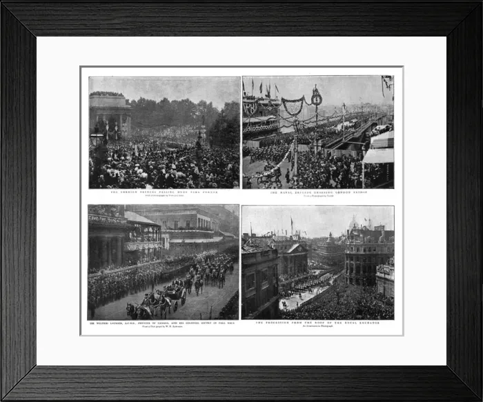 Framed Print : Queen Victorias Jubilee Celebrations Framed Print : Queen Victorias Jubilee Celebrations