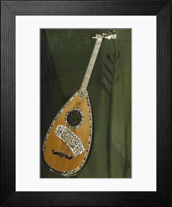 Framed Print : Lute. XIX century. Greece Framed Print : Lute. XIX century. Greece