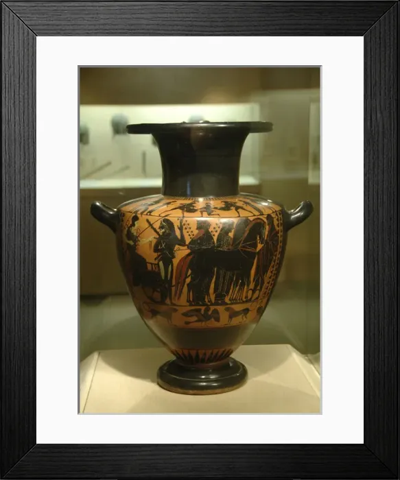 Framed Print : HYDRIA by LYSIPPIDES. 525 B. C. Greece Framed Print : HYDRIA by LYSIPPIDES. 525 B. C. Greece