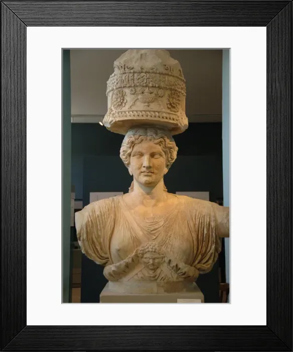 Framed Print : Caryatid from Small Propylaea. I century B. C. Greece Framed Print : Caryatid from Small Propylaea. I century B. C. Greece