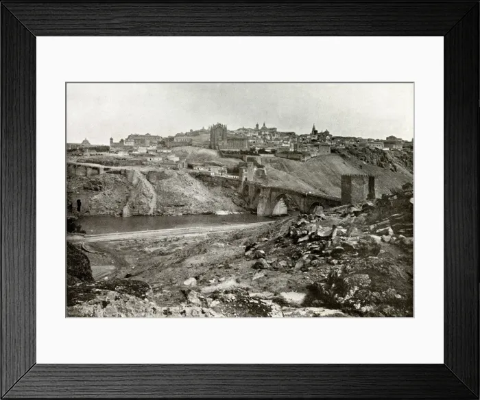 Framed Print : Toledo. The Cities of Spain-Toledo. Toledo is a municipality located in central Spain Framed Print : Toledo. The Cities of Spain-Toledo. Toledo is a municipality located in central Spain