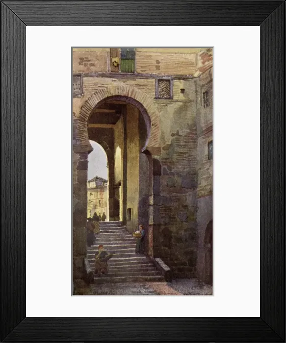 Framed Print : Puerta Del Zocodover, Toledo