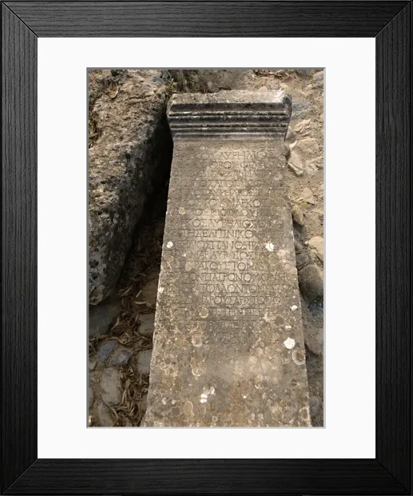 Framed Print : Sparta. Acropolis. Ruins of Artemision Framed Print : Sparta. Acropolis. Ruins of Artemision