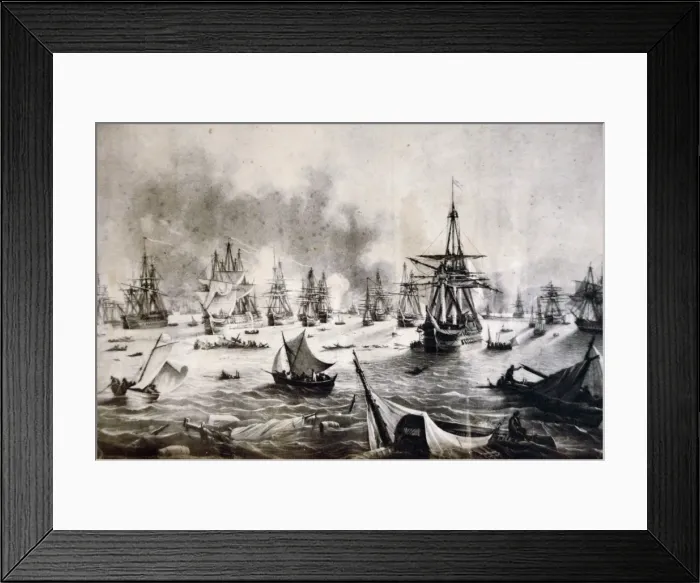 Framed Print : Battle of Navarino Framed Print : Battle of Navarino