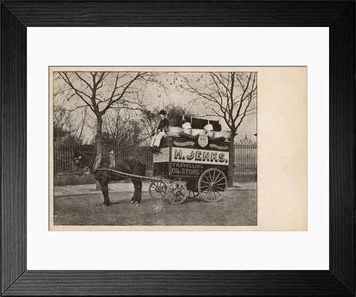Framed Print : Travelling Oil Salesman - H. Jenks of Charlwood St, Pimlico Framed Print : Travelling Oil Salesman - H. Jenks of Charlwood St, Pimlico