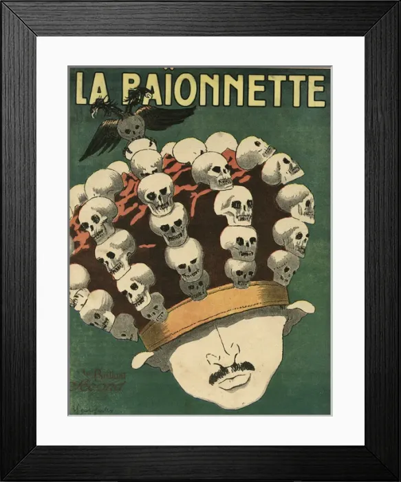 Framed Print : Front cover, La Baionnette, WW1 Framed Print : Front cover, La Baionnette, WW1