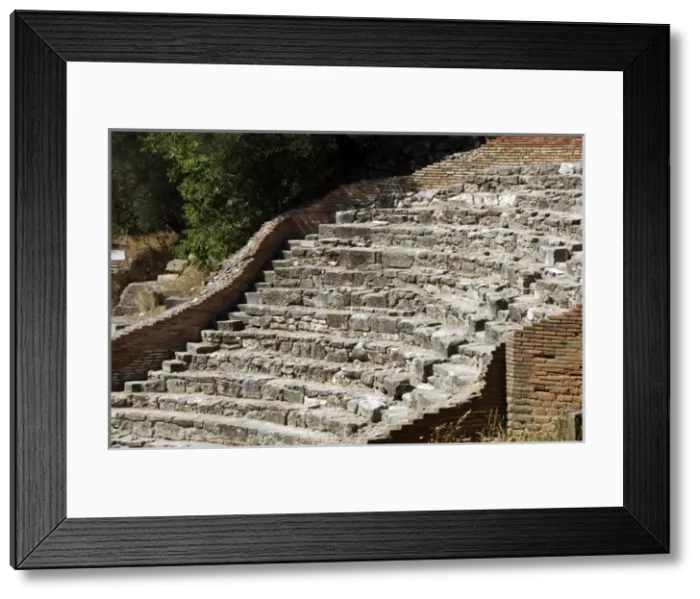 Framed Print : Odeon. Apollonia. Fier. Republic of Albania Framed Print : Odeon. Apollonia. Fier. Republic of Albania