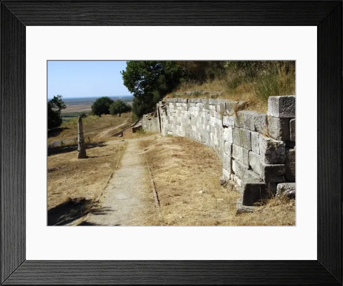 Framed Print : Greek Art. Ruins of Apollonia. Fier. Republic of Albania Framed Print : Greek Art. Ruins of Apollonia. Fier. Republic of Albania