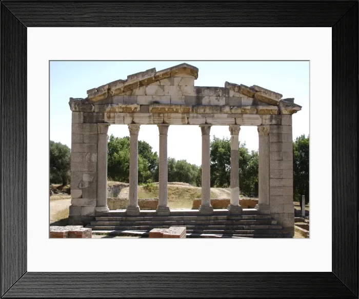 Framed Print : Bouleterion. II century A. C. Apollonia. Fier. Republic of Al Framed Print : Bouleterion. II century A. C. Apollonia. Fier. Republic of Al