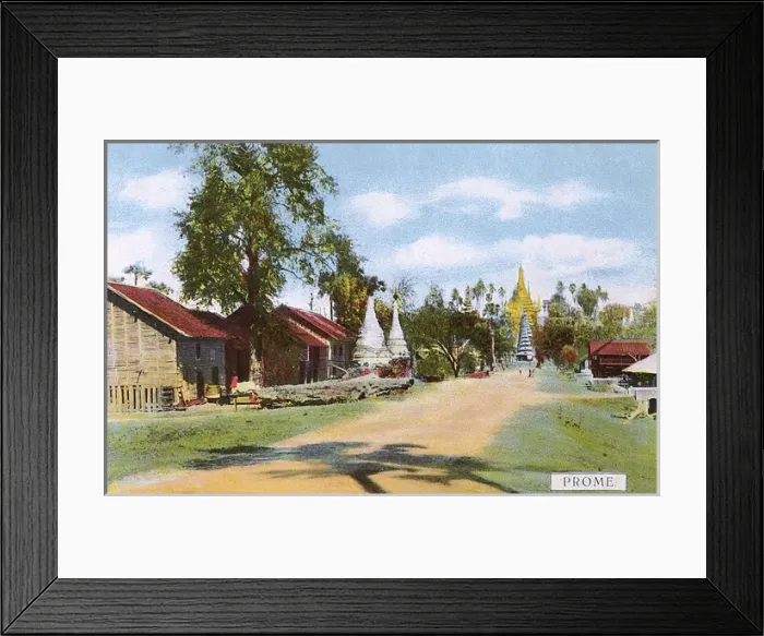 Framed Print : Myanmar - Pyay (ancient Prome) Framed Print : Myanmar - Pyay (ancient Prome)