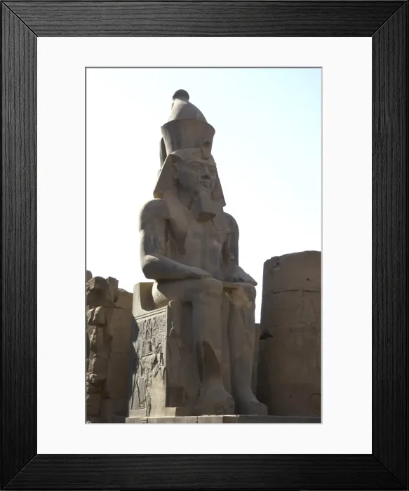 Framed Print : Statue of Ramses II (h. 1290-1224 B. C) Framed Print : Statue of Ramses II (h. 1290-1224 B. C)