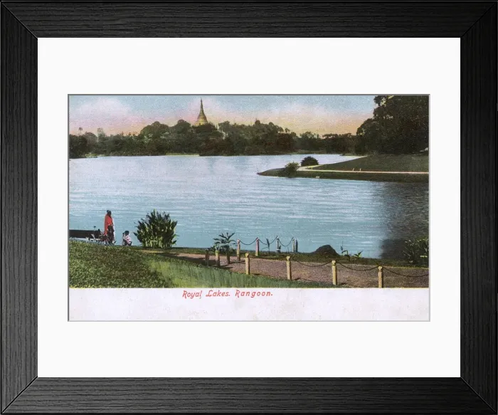 Framed Print : Myanmar - Yangon - The Royal Lakes Framed Print : Myanmar - Yangon - The Royal Lakes