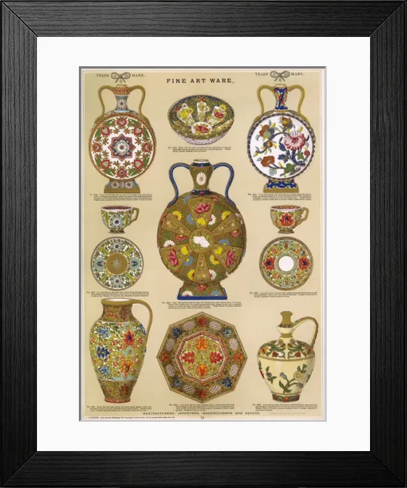 Framed Print : Fine Art Ware, Plate 73 Framed Print : Fine Art Ware, Plate 73