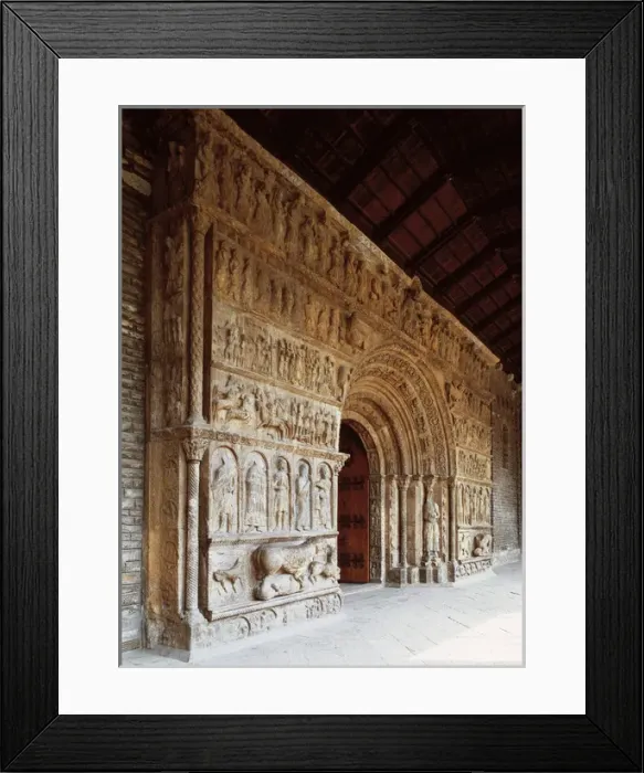 Framed Print : Monastery of Santa Maria de Ripoll. Catalonia. Spain Framed Print : Monastery of Santa Maria de Ripoll. Catalonia. Spain
