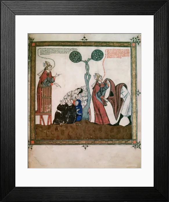 Framed Print : Llull, Ramon (1233-1315 or 1316). Majorcan writer and philos Framed Print : Llull, Ramon (1233-1315 or 1316). Majorcan writer and philos