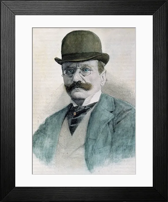 Framed Print : Arrigo Boito (1842-1918). Italian composer Framed Print : Arrigo Boito (1842-1918). Italian composer