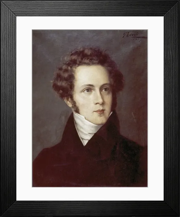 Framed Print : Vincenzo Bellini (1801-1835). Italian composer Framed Print : Vincenzo Bellini (1801-1835). Italian composer