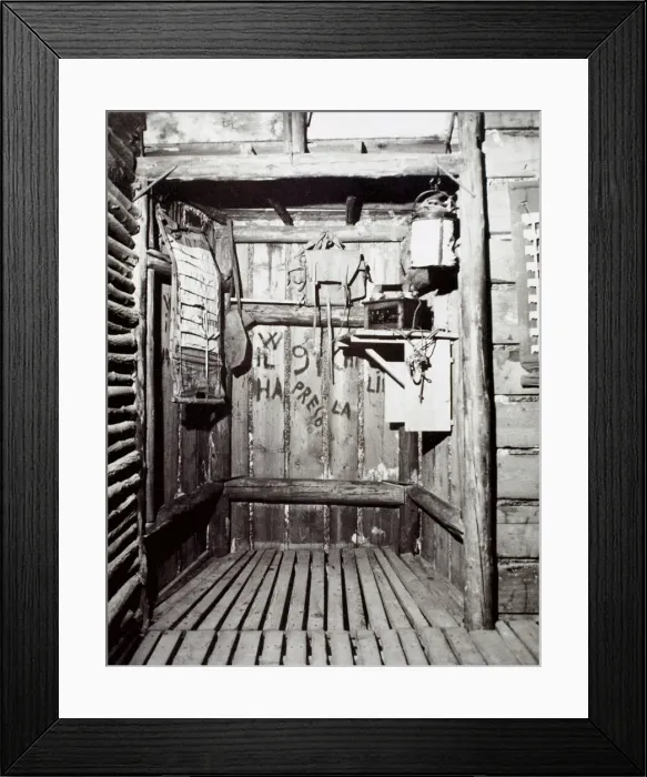 Framed Print : World War I. Telephone in a trench Framed Print : World War I. Telephone in a trench