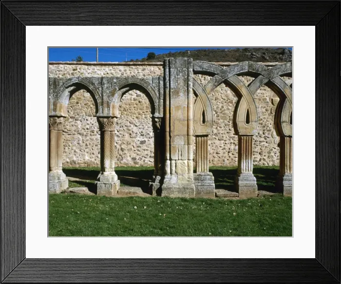 Framed Print : Saint John of Douro. Intertwined arches. Soria. Castile Framed Print : Saint John of Douro. Intertwined arches. Soria. Castile