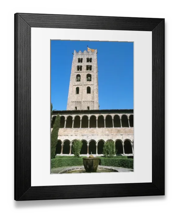 Framed Print : Monastery of Santa Maria de Ripoll. Catalonia. Spain Framed Print : Monastery of Santa Maria de Ripoll. Catalonia. Spain