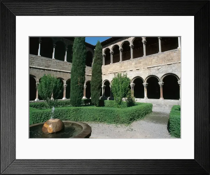 Framed Print : Monastery of Santa Maria de Ripoll. Catalonia. Spain Framed Print : Monastery of Santa Maria de Ripoll. Catalonia. Spain