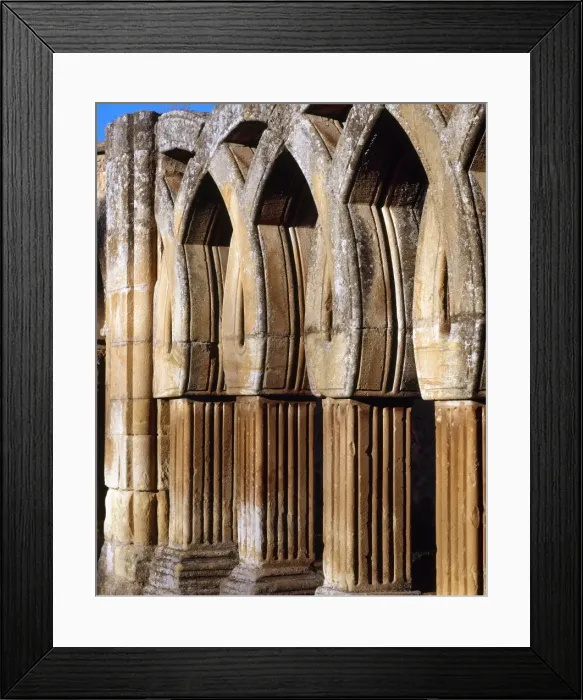 Framed Print : Saint John of Douro. Intertwined arches. Soria. Castile Framed Print : Saint John of Douro. Intertwined arches. Soria. Castile