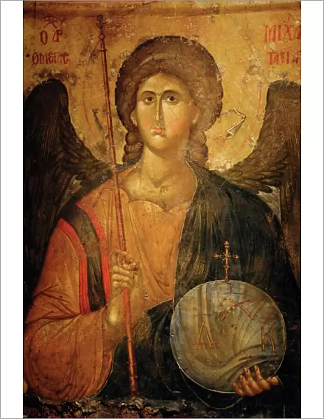 Saint Michael Arcangel. Byzantine icon. XIV century. Greece