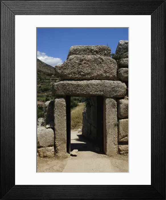 Framed Print : Mycenae. North Gate Framed Print : Mycenae. North Gate