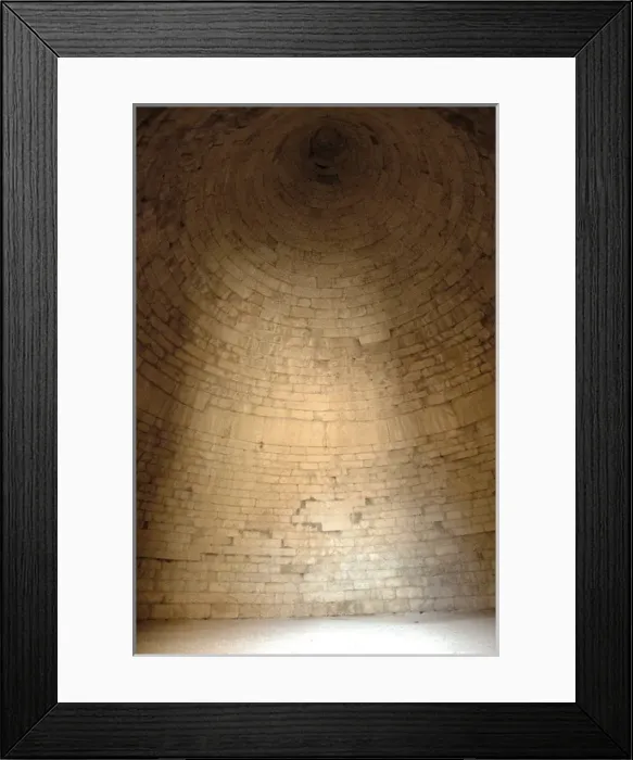 Framed Print : Tomb of Clitmenestra. Dome Framed Print : Tomb of Clitmenestra. Dome