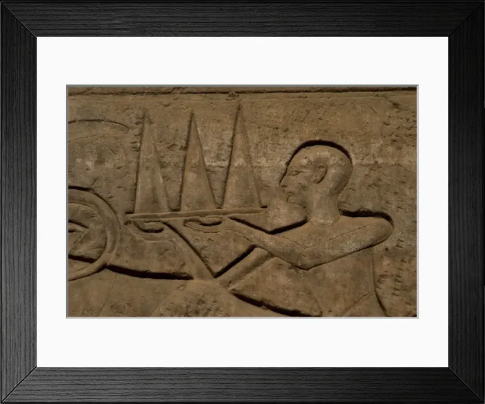 Framed Print : Priest wearing offerings in a tray. Relief. Luxor temple. Eg Framed Print : Priest wearing offerings in a tray. Relief. Luxor temple. Eg