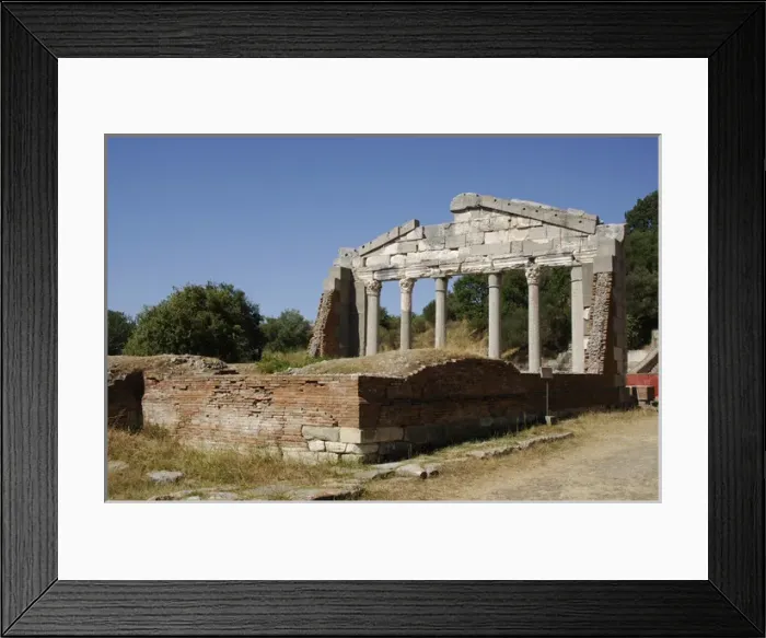Framed Print : Bouleterion. II century A. C. Apollonia. Fier. Republic of Al Framed Print : Bouleterion. II century A. C. Apollonia. Fier. Republic of Al