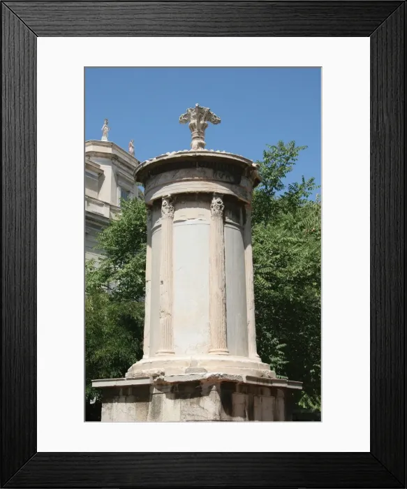 Framed Print : Greek Art. Choragic monument of Lysicrates. Athens. Greece Framed Print : Greek Art. Choragic monument of Lysicrates. Athens. Greece