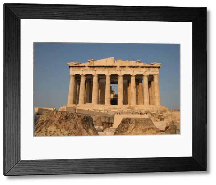 Framed Print : Greek Art. Parthenon (447-438 BC). Acropolis. Athens. Attica Framed Print : Greek Art. Parthenon (447-438 BC). Acropolis. Athens. Attica