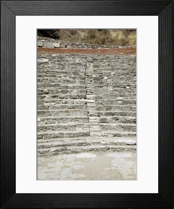 Framed Print : Odeon. Apollonia. Fier. Republic of Albania Framed Print : Odeon. Apollonia. Fier. Republic of Albania
