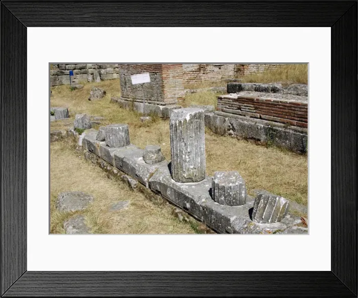 Framed Print : Odeon. Apollonia. Fier. Republic of Albania Framed Print : Odeon. Apollonia. Fier. Republic of Albania