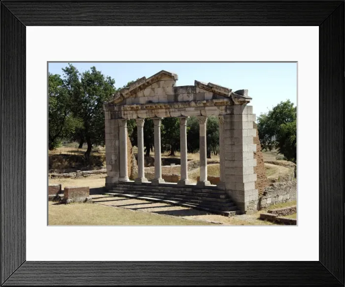 Framed Print : Bouleterion. II century A. C. Apollonia. Fier. Republic of Al Framed Print : Bouleterion. II century A. C. Apollonia. Fier. Republic of Al