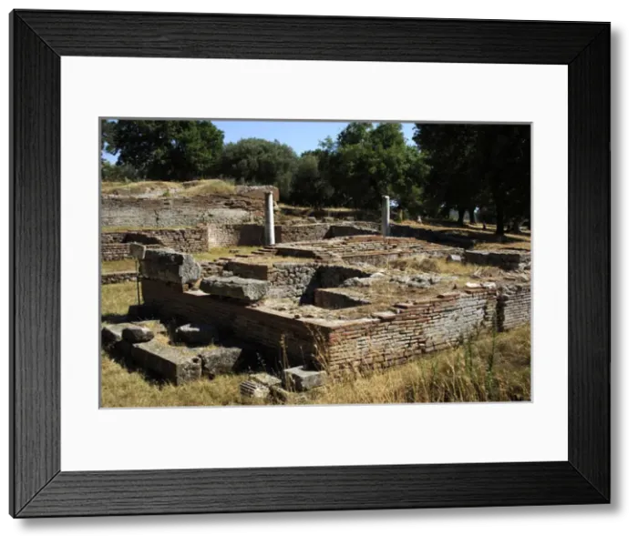 Framed Print : Greek Art. Ruins of Apollonia. Fier. Republic of Albania Framed Print : Greek Art. Ruins of Apollonia. Fier. Republic of Albania