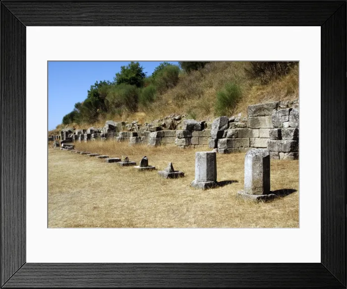 Framed Print : Greek Art. Ruins of Apollonia. Fier. Republic of Albania Framed Print : Greek Art. Ruins of Apollonia. Fier. Republic of Albania