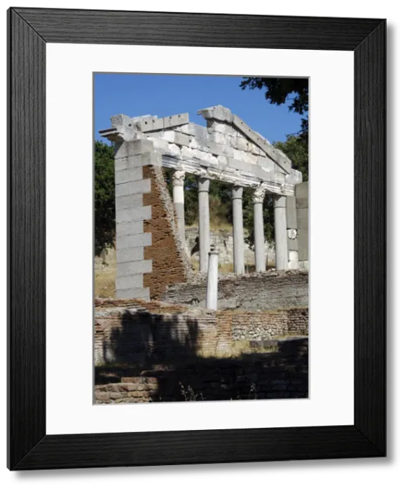 Framed Print : Bouleterion. II century A. C. Apollonia. Fier. Republic of Al Framed Print : Bouleterion. II century A. C. Apollonia. Fier. Republic of Al