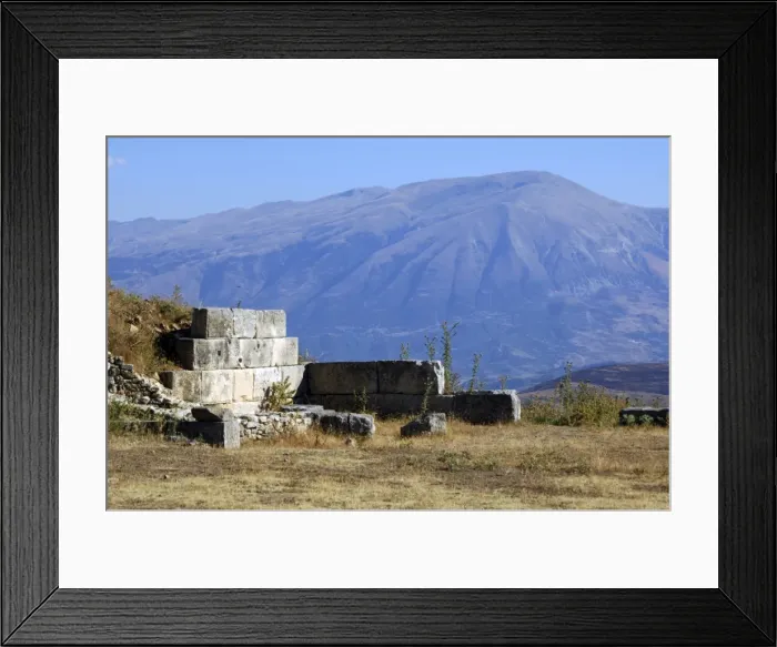 Framed Print : GREEK ART. REPUBLIC OF ALBANIA. Illyrian City Theater. Third Framed Print : GREEK ART. REPUBLIC OF ALBANIA. Illyrian City Theater. Third