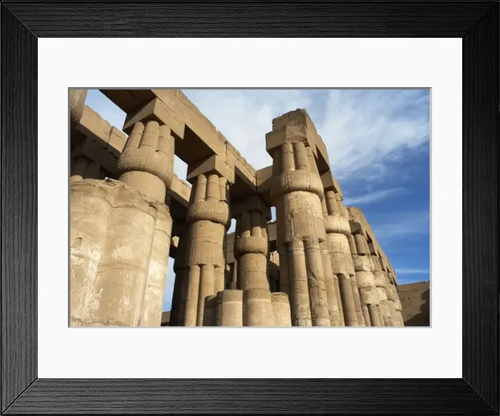 Framed Print : Luxor Temple. Hypostyle. Egypt Framed Print : Luxor Temple. Hypostyle. Egypt