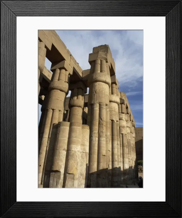 Framed Print : Luxor Temple. Hypostyle. Egypt Framed Print : Luxor Temple. Hypostyle. Egypt