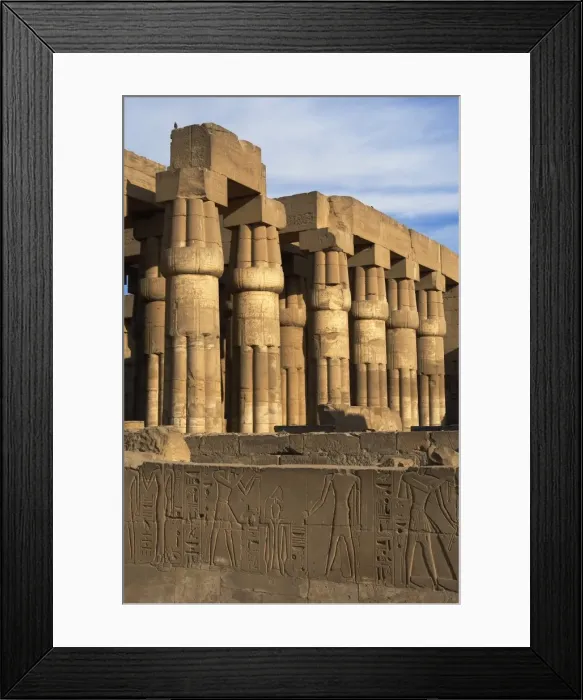 Framed Print : Luxor Temple. Hypostyle. Egypt Framed Print : Luxor Temple. Hypostyle. Egypt