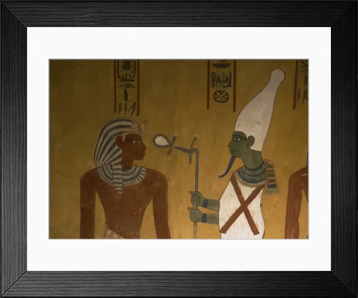 Framed Print : Tomb of Menjeperura or Thutmose IV. The pharaoh received by Framed Print : Tomb of Menjeperura or Thutmose IV. The pharaoh received by