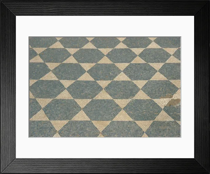 Framed Print : Roman city of Ampurias. Mosaic. Catalonia. Spain Framed Print : Roman city of Ampurias. Mosaic. Catalonia. Spain