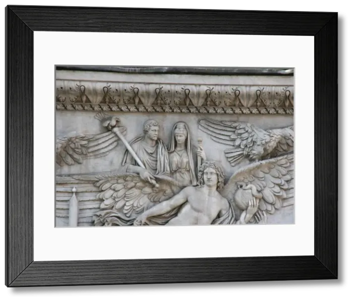 Framed Print : Antonius Pius. Roman emperor (138-161 D. C. ). Apotheosis of Framed Print : Antonius Pius. Roman emperor (138-161 D. C. ). Apotheosis of