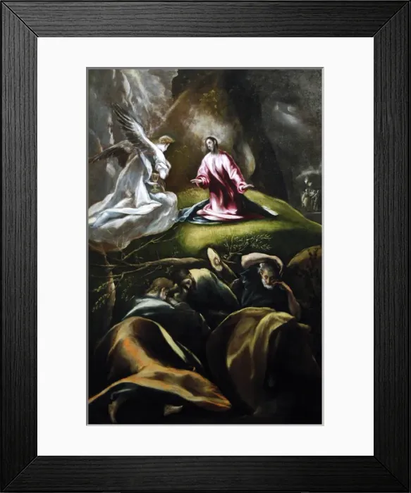 Framed Print : GRECO, DomE?nikos TheotokU?pulos, called El (1541-1614). Ago Framed Print : GRECO, DomE?nikos TheotokU?pulos, called El (1541-1614). Ago