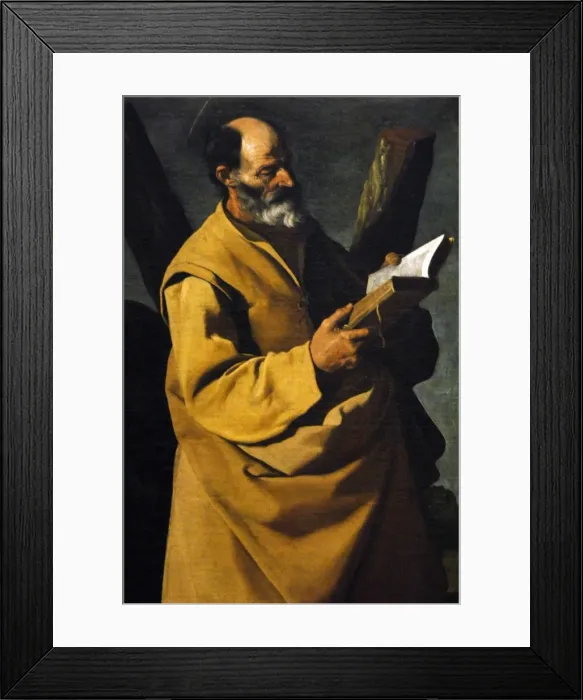 Framed Print : Zurbaran, Francisco de (1598-1664). Spanish painter. Saint A Framed Print : Zurbaran, Francisco de (1598-1664). Spanish painter. Saint A