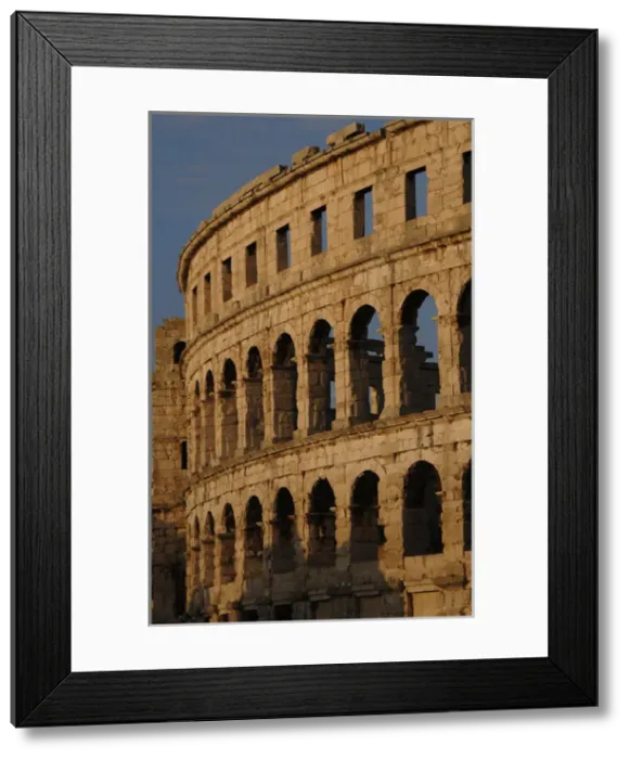 Framed Print : Roman amphitheater (I century A. D. ). Pula. Croatia Framed Print : Roman amphitheater (I century A. D. ). Pula. Croatia