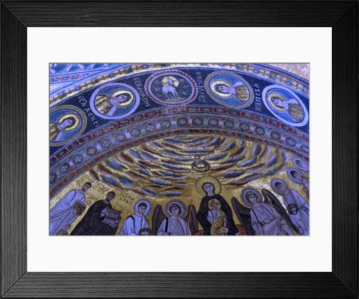 Framed Print : Euphrasian basilica. Mosaic. Porec. Croatia Framed Print : Euphrasian basilica. Mosaic. Porec. Croatia